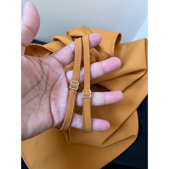Nanette Lepore Tiny Pulls Adjustable Spaghetti Strap Satin Slip Dress Size 8 - Picture 7 of 11